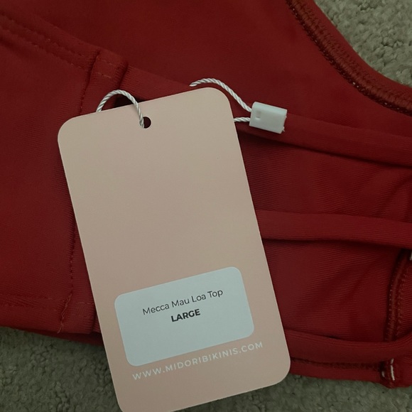 SOLD! Ⓜ️NWT Midori Bikinis Mecca Mau Loa Top - Picture 3 of 3